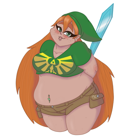 OC (Affie Zelda Closet Cosplay Sticker Design)