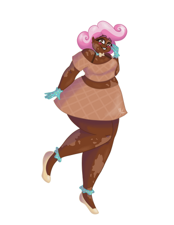 Ice Cream Girl Character Design