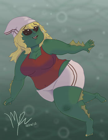 OC (Lily Pad the Swamp Monster)